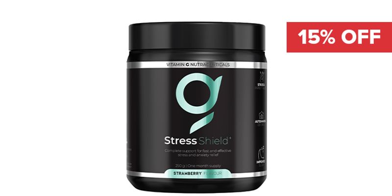 15% Off Vitamin G Nutraceuticals StressShield+ Cover Image